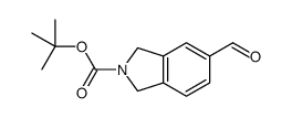 5-甲酰基异吲哚啉-2-甲酸叔丁酯结构式