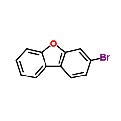 3-溴二苯并呋喃结构式