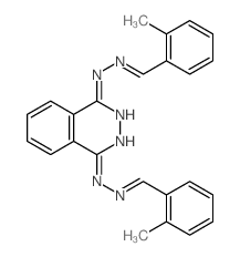 o-Tolualdehyde,1,4-phthalazinediyldihydrazone (8CI) Structure
