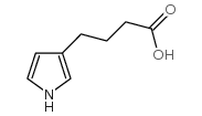 4-(3-吡咯基)丁酸结构式