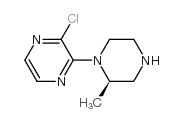 (R)-2-氯-3-(2-甲基哌嗪-1-基)吡嗪结构式