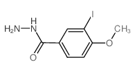 3-Iodo-4-methoxybenzohydrazide结构式