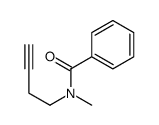 (9ci)-n-3-丁炔-n-甲基-苯甲酰胺结构式