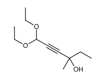 6,6-diethoxy-3-methylhex-4-yn-3-ol Structure