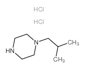 1-Isobutylpiperazine dihydrochloride Structure
