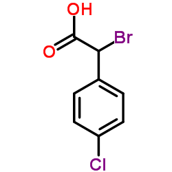 α-溴-4-氯苯乙酸结构式