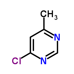 4-Chloro-6-methylpyrimidine Structure