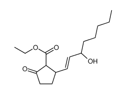 ethyl 2-(3-hydroxyoct-1-enyl)-5-oxocyclopentane-1-carboxylate Structure