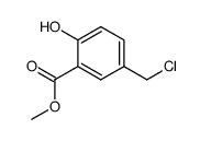 METHYL 5-(CHLOROMETHYL)-2-HYDROXYBENZOATE结构式