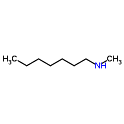 N-甲基庚胺结构式