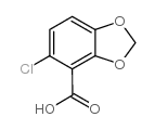 5-氯-1,3-苯并二恶茂-4-甲酸结构式