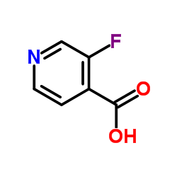 3-氟吡啶-4-羧酸结构式