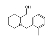 [1-[(2-methylphenyl)methyl]piperidin-2-yl]methanol结构式
