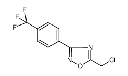 5-氯甲基-3-(4-三氟甲基苯基)-[1,2,4]噁二唑结构式