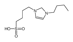 4-(3-丁基-1-咪唑)-1-丁烷磺酸盐结构式
