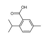 2-异丙基-5-甲基苯甲酸结构式