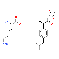 REPERTAXIN L-LYSINE SALT Structure
