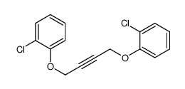 1-chloro-2-[4-(2-chlorophenoxy)but-2-ynoxy]benzene Structure