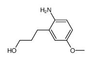 3-(2-amino-5-methoxyphenyl)-1-propanol结构式