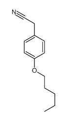4-(戊氧基)苯乙腈结构式