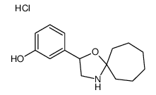 3-(1-oxa-4-azaspiro[4.6]undec-2-yl)phenol hydrochloride结构式