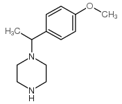 1-[1-(4-甲氧基苯基)-乙基]-哌嗪结构式
