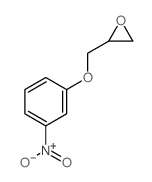 2-[(3-硝基苯氧基)甲基]环氧乙烷结构式