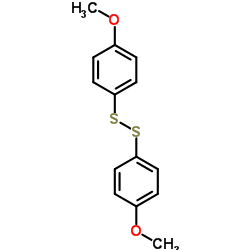 4,4'-二甲氧基二苯二硫醚结构式