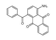 1-amino-4-benzoylanthracene-9,10-dione结构式