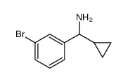 (3-溴苯基)(环丙基)甲胺结构式