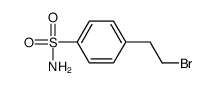 4-(2-Bromoethyl)benzenesulfonamide结构式
