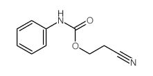 2-cyanoethyl N-phenylcarbamate结构式