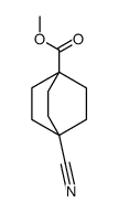 METHYL 4-CYANOBICYCLO[2.2.2]OCTANE-1-CARBOXYLATE Structure