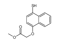 methyl 2-(4-sulfanylnaphthalen-1-yl)oxyacetate结构式