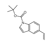 tert-butyl 5-ethenylindole-1-carboxylate Structure