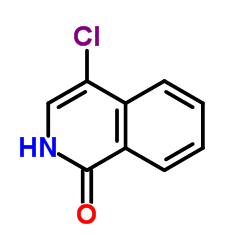 4-氯-1(2H)-异喹啉酮结构式