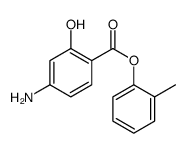 (2-methylphenyl) 4-amino-2-hydroxybenzoate结构式