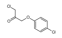 1-chloro-3-(4-chlorophenoxy)propan-2-one Structure