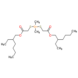 二硫基乙酸异辛酯二甲基锡结构式