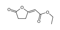 ethyl 2-(5-oxooxolan-2-ylidene)acetate Structure