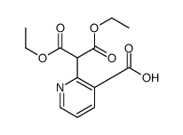 2-(1,3-diethoxy-1,3-dioxopropan-2-yl)pyridine-3-carboxylic acid Structure