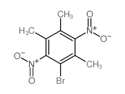 1-bromo-2,4,5-trimethyl-3,6-dinitro-benzene结构式
