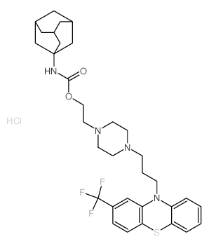 Fluphenazine adamantylcarbamate Structure