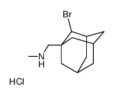 2-溴-n-甲基 -1-金刚烷甲胺盐酸盐结构式