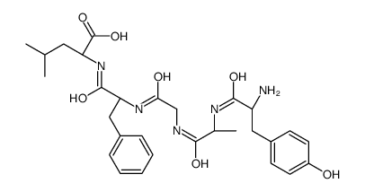 (Ala2)-Leu-Enkephalin Structure