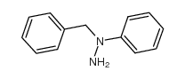 Hydrazine,1-phenyl-1-(phenylmethyl)- Structure
