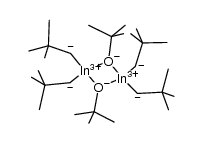 [(neopentyl)2InO(t-Bu)]2 Structure