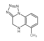 (9CI)-4,5-二氢-6-甲基-四唑并[1,5-a]喹噁啉结构式