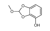 2-methoxy-1,3-benzodioxol-4-ol结构式