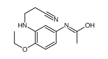 N-[3-(2-cyanoethylamino)-4-ethoxyphenyl]acetamide Structure